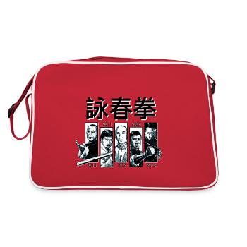 kung-fu - Sac Retro - rouge/blanc - Dos