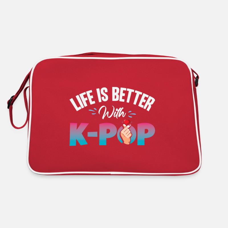K-Pop Lover Musique sud-coréenne Sac Retro