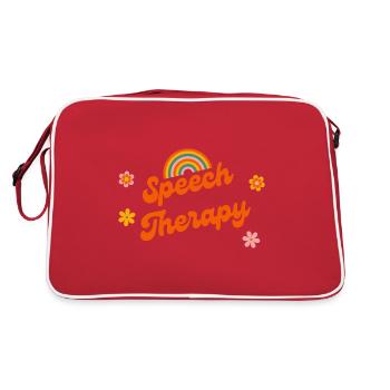 Orthophonie Rainbow Pathologiste - Sac Retro - rouge/blanc - Dos