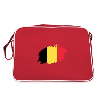 Belgique Drapeau belge drapeau - Sac Retro - rouge/blanc - Dos