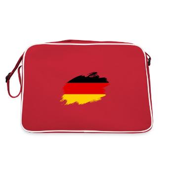 Drapeau de pavillon allemand Allemagne - Sac Retro - rouge/blanc - Dos