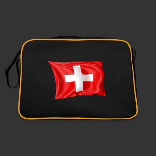 Flaga Szwajcarska Flaga Narodowa - Torba retro