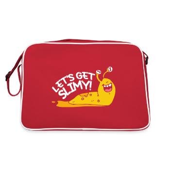 Permet d’obtenir une limace de banane visqueuse - Sac Retro - rouge/blanc - Dos