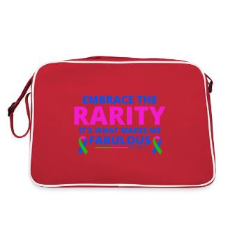 Sensibilisation aux maladies rares : une rareté fabuleuse - Sac Retro - rouge/blanc - Dos