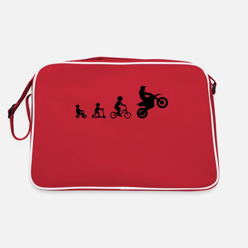 Evolution Enduro Cross Sumo Bike Motorcycle Biker Retro Bag