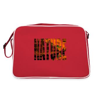 Nature, of course, nature lovers nature - Retro Bag - red/white - Back