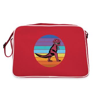 Looked In At Retro Memes - Retro Bag - red/white - Back