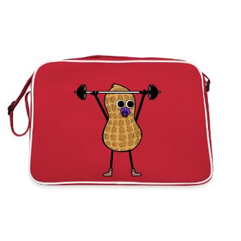 Peanut Baby Training Weights Dumbbell Training - Retro Bag - red/white - Back