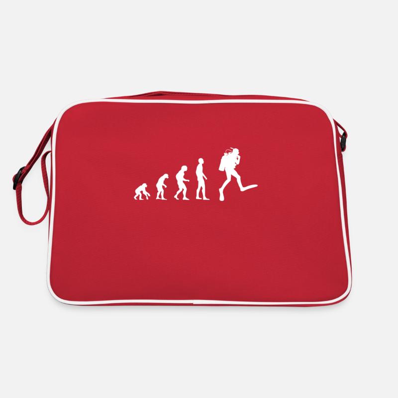 Plongée Évolution | Les gens Développement Idée Sac Retro
