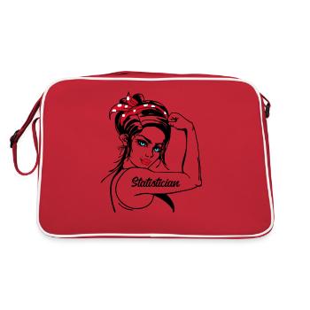 Statistique féminine Rosie The Riveter - Sac Retro - rouge/blanc - Dos