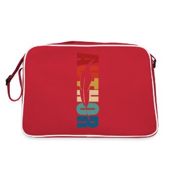 Écriture de roman rétro Écrivain & - Sac Retro - rouge/blanc - Dos