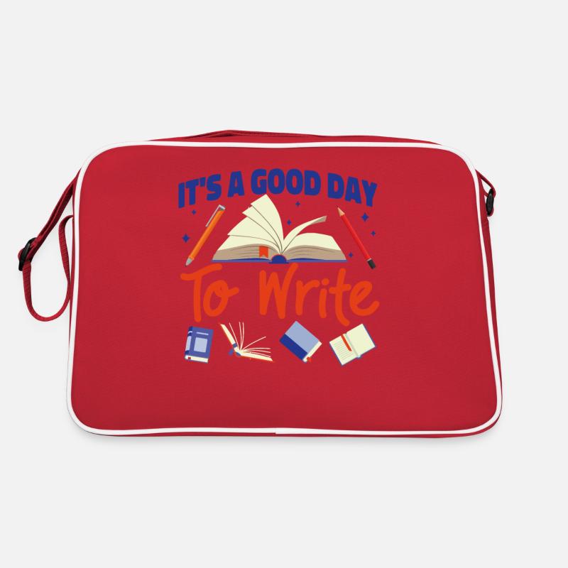 Writing Book Novel Writer & Retro Tasche