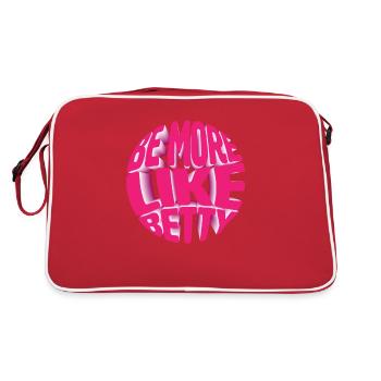 Citation amusante - Cadeau - Soyez plus comme Betty - Sac Retro - rouge/blanc - Dos