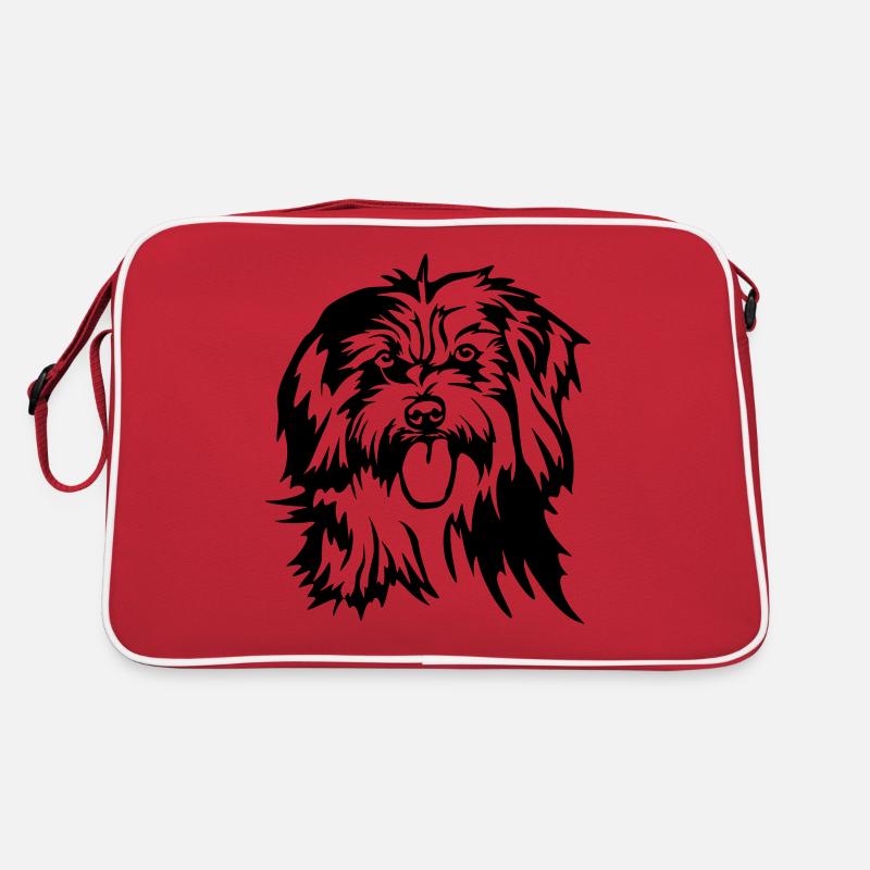 Berger des Pyreneé's head Retro Bag