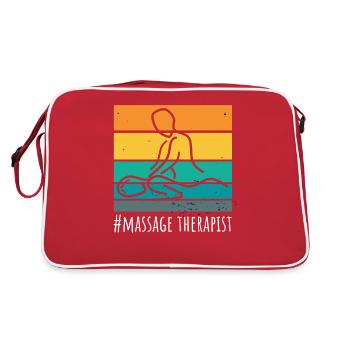 Massage Massage Therapist - Retro Bag - red/white - Back