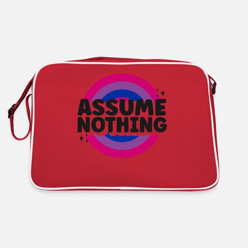 Bisexuel Bi Pride Flag Assume Sac Retro