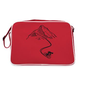 Enduro VTT VTT Équitation - Sac Retro - rouge/blanc - Dos