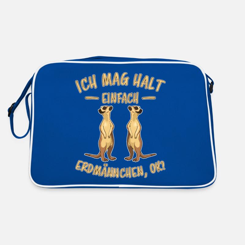 Erdmännchen Lustige Spruch Tier Mangusten Geschenk Retro Tasche