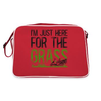 Landscaper Landscaping Landscape - Retro Tasche - Rot/Weiß - Hinten