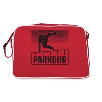 Parkour Free Running Traceur - Retro Bag - red/white - Back