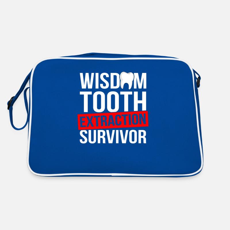 wisdom tooth extraction survivor, wisdom teeth Retro Tasche