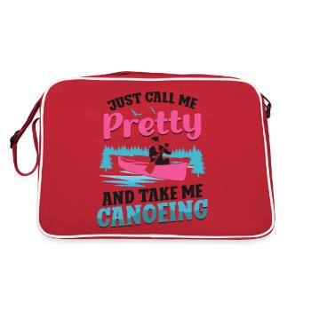 canoë canoë fille Appelez-moi simplement - Sac Retro - rouge/blanc - Dos