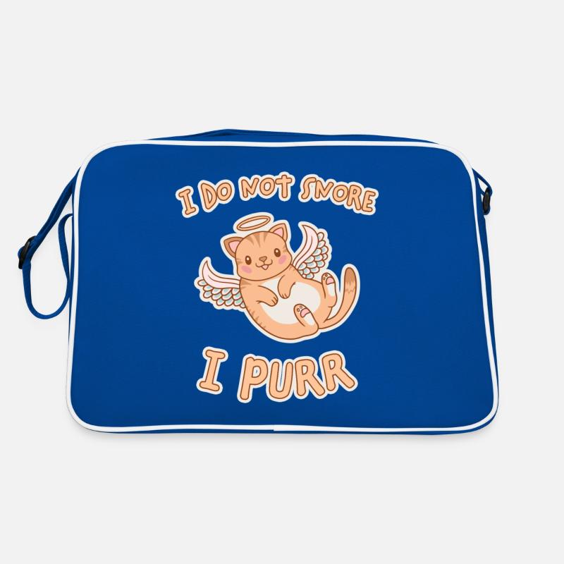 Ronronnage Ronflement Sommeil Dire Chats Cadeau Sac Retro