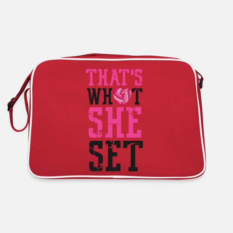 Joueuse de volleyball Équipe Fille C’est Sac Retro