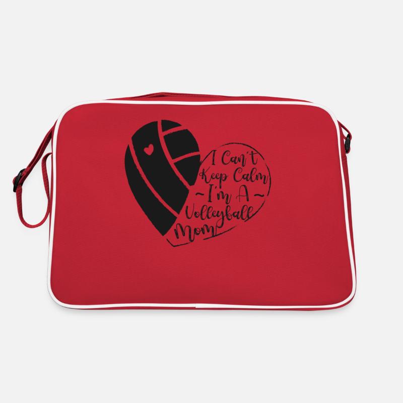 Joueuse de volleyball Équipe Maman Mère Sac Retro