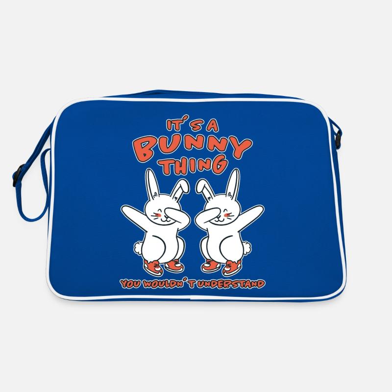 Lapin Drôle Dire Dabbing Lapin Lapin Cadeau Sac Retro