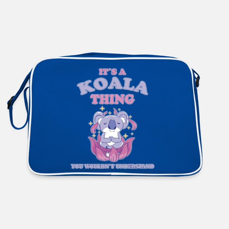 Koala Spruch Australien Beuteltier Koalas Geschenk Retro Tasche