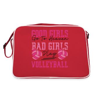 Joueuse de volleyball Équipe Good Girls - Sac Retro - rouge/blanc - Dos