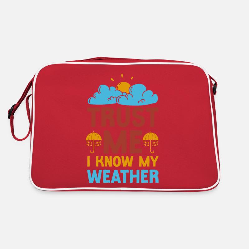 Meteorologist Weather Forecast Retro Bag