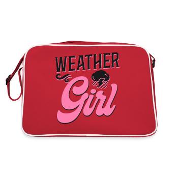 Meteorologist Weather Forecast - Retro Bag - red/white - Back