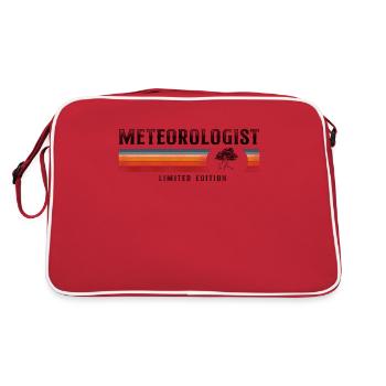 Meteorologist Weather Forecast - Retro Bag - red/white - Back