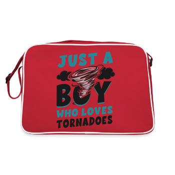 Météorologie des ouragans Storm Chaser - Sac Retro - rouge/blanc - Dos
