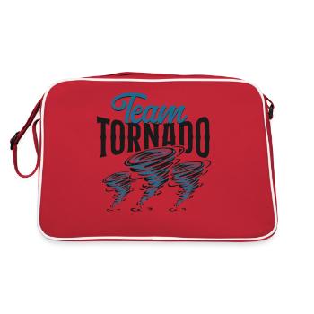 Météorologie des ouragans Storm Chaser - Sac Retro - rouge/blanc - Dos