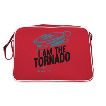 Météorologie des ouragans Storm Chaser - Sac Retro - rouge/blanc - Dos
