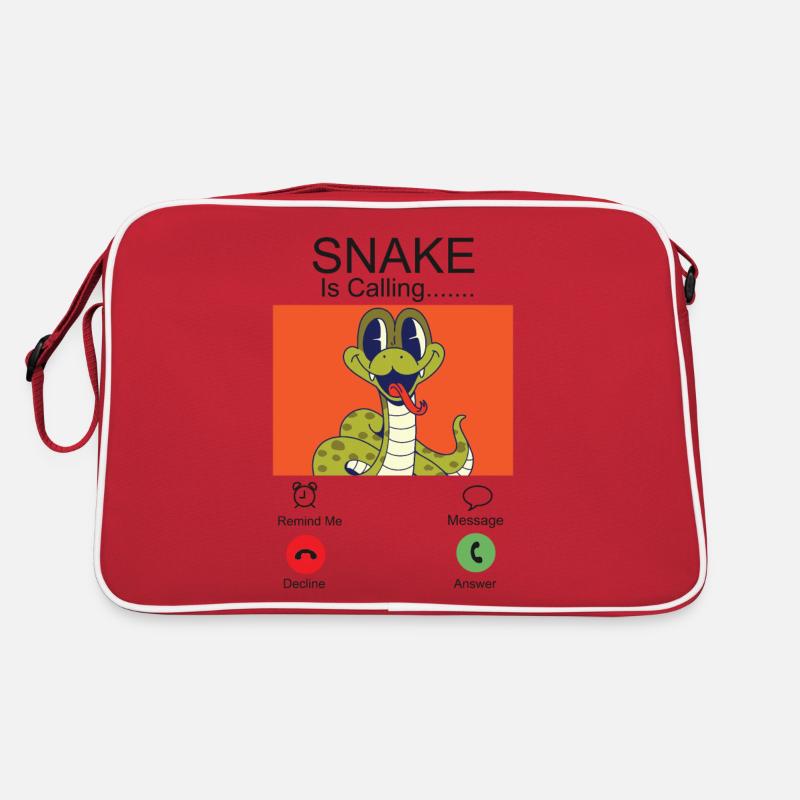 Snake Serpent Phone Display Snake Retro Tasche