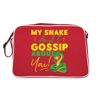 Serpent Serpent Mon Serpent Et Moi - Sac Retro - rouge/blanc - Dos