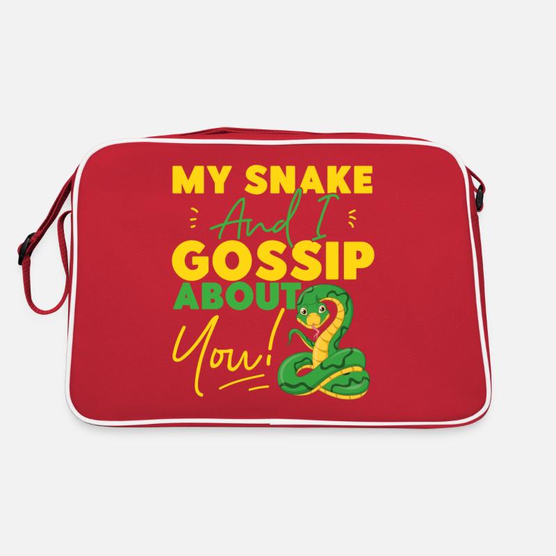 Snake Serpent My Snake And I Retro Tasche