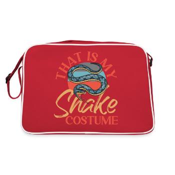 Serpent serpent qui est mon serpent - Sac Retro - rouge/blanc - Dos