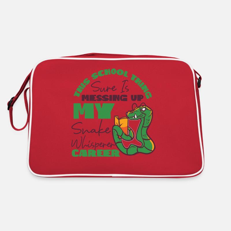 Snake Serpent This School Thing Retro Bag