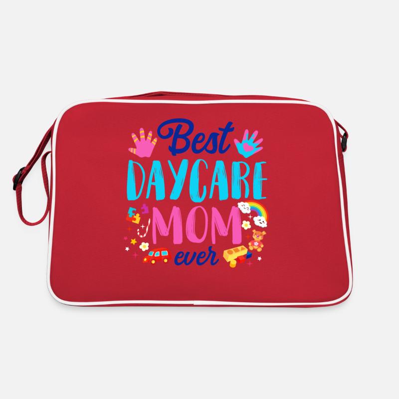 Fournisseur de services de garde d’enfants Enseignant Sac Retro