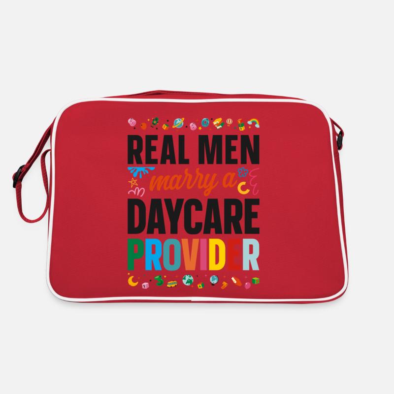 Fournisseur de services de garde d’enfants Enseignant Sac Retro