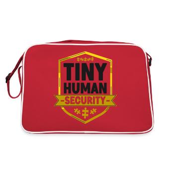 Fournisseur de services de garde d’enfants Enseignant - Sac Retro - rouge/blanc - Dos