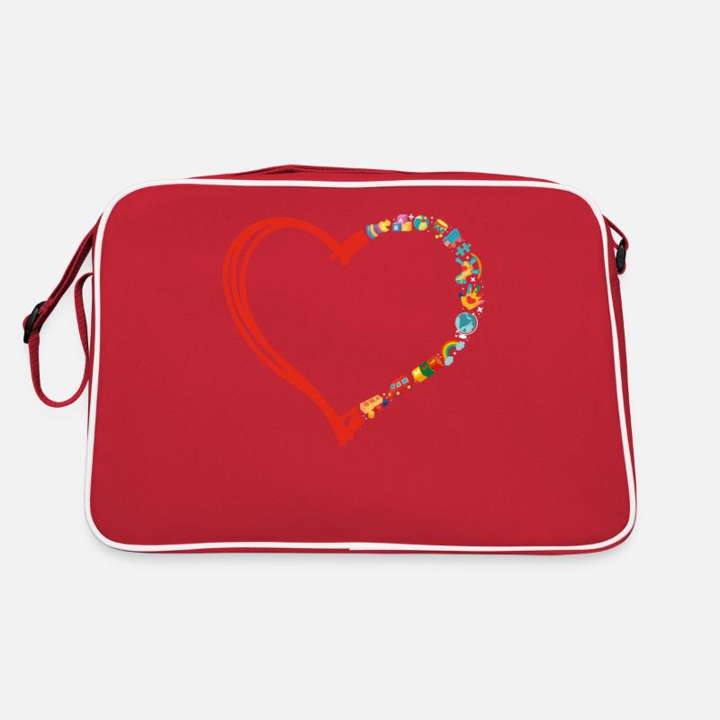 Fournisseur de services de garde d’enfants Enseignant Sac Retro