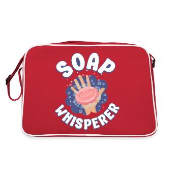 Fabrication de savon Artisanat Savon - Sac Retro - rouge/blanc - Dos