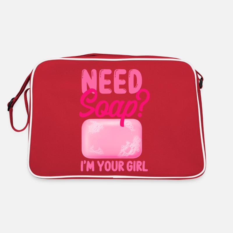 Soap Making Crafting Need Soap? Retro Tasche