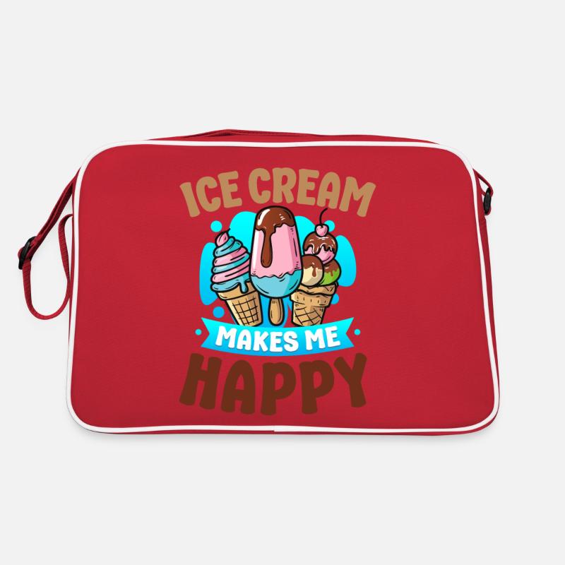 Ice Cream Cone Popsicle Ice Cream Retro Tasche